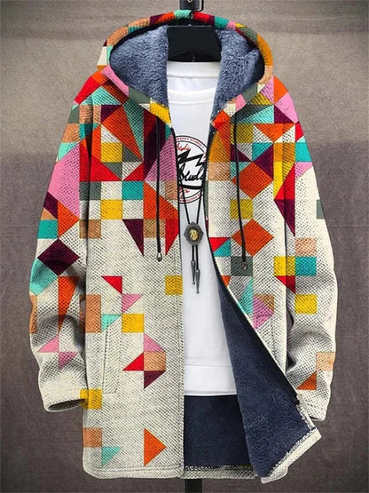 Viviana | Cardigan Artistico con Cappuccio
