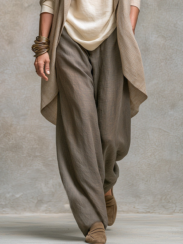 STEFANIA | Completo Tre Pezzi Giacca, Top e Pantalone Palazzo