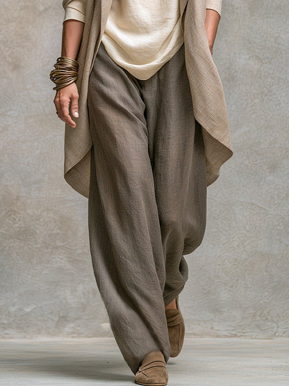 STEFANIA | Completo Tre Pezzi Giacca, Top e Pantalone Palazzo