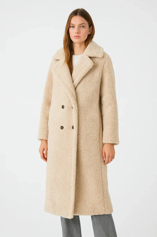 Martina | Cappotto Lungo Teddy