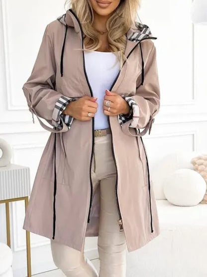 Gabriella | Cappotto Impermeabile Antivento con Zip